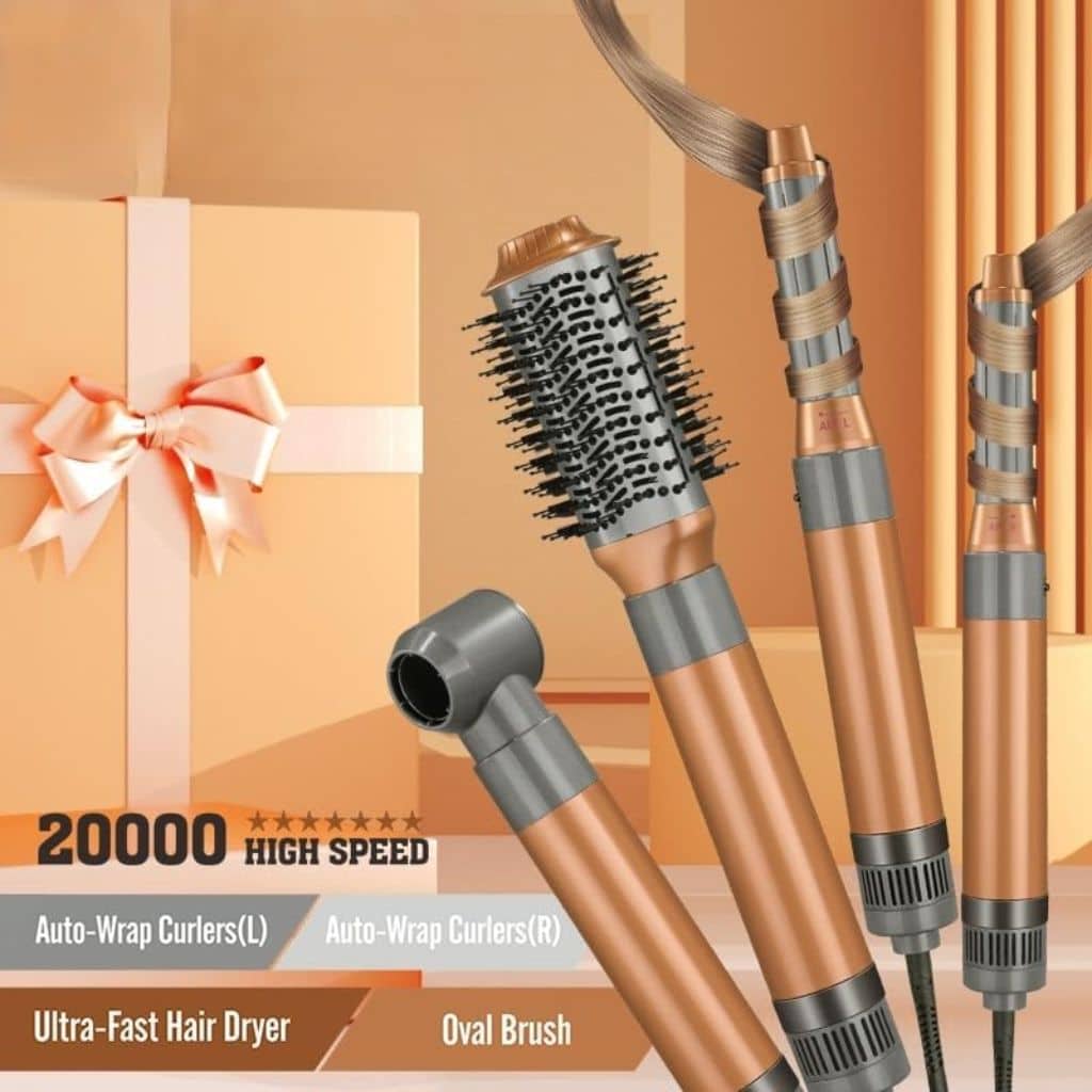ENZO PROFESSIONAL Brosse Coiffante Multifonctionnelle 4 en 1 – فرشاة تصفيف الشعر متعددة الوظائف - Soins et Beauté - صورة 5