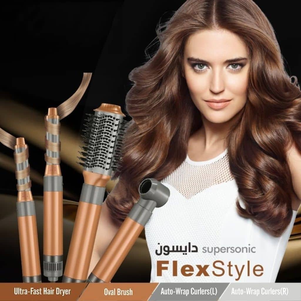ENZO PROFESSIONAL Brosse Coiffante Multifonctionnelle 4 en 1 – فرشاة تصفيف الشعر متعددة الوظائف - Soins et Beauté - صورة 6