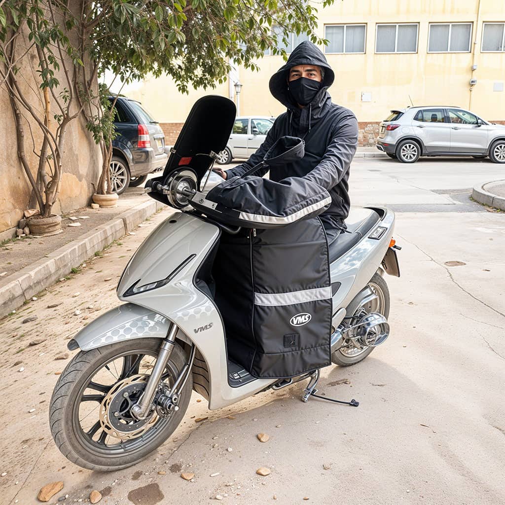 Kit de Protection Coupe-Vent pour Vespa 3PCS - طقم الدراجة النارية - Accessoires Auto/Moto - صورة 3