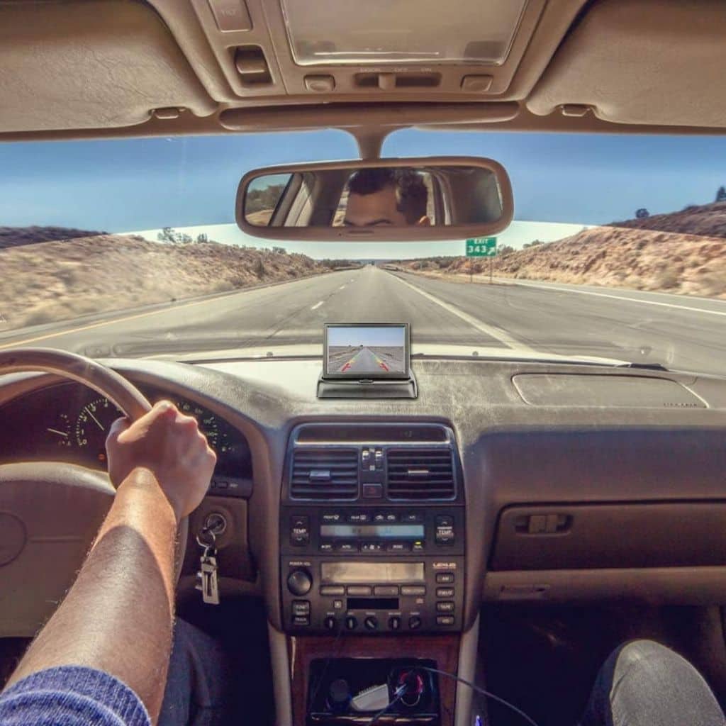 Ecran LCD Pliable 4,3 Pouces pour Voiture – شاشة للسيارة - Accessoires Auto/Moto - صورة 5