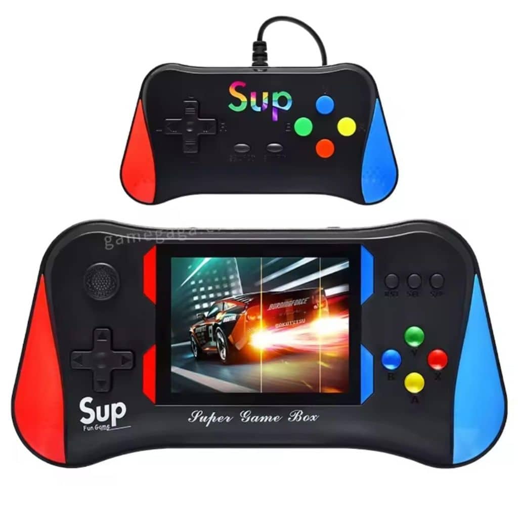 Console de Jeu 1-2 Jouer Portable Rétro Maizic Smarthome Dual – جهاز ألعاب محمول كلاسيكي - Jouet & Gaming - صورة 2
