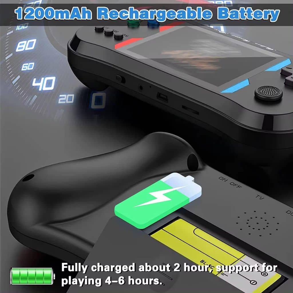 Console de Jeu 1-2 Jouer Portable Rétro Maizic Smarthome Dual – جهاز ألعاب محمول كلاسيكي - Jouet & Gaming - صورة 7