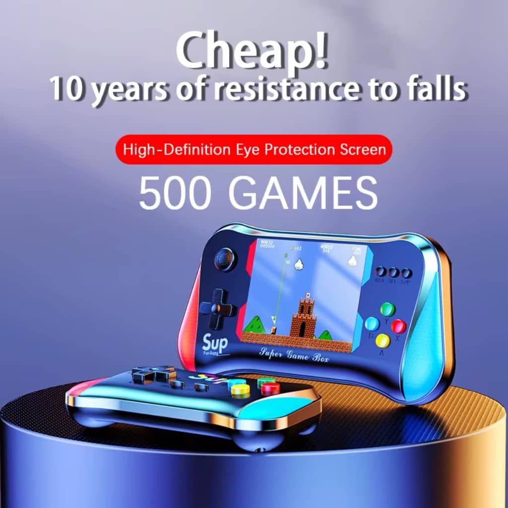 Console de Jeu 1-2 Jouer Portable Rétro Maizic Smarthome Dual – جهاز ألعاب محمول كلاسيكي - Jouet & Gaming - صورة 10