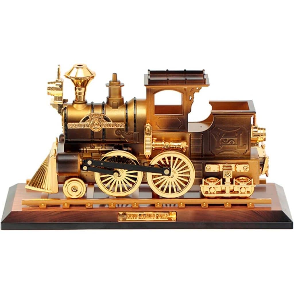 Boîte à Musique Locomotive Mobile en Bronze – علبة موسيقى قاطرة متحركة - Décoration - صورة 4