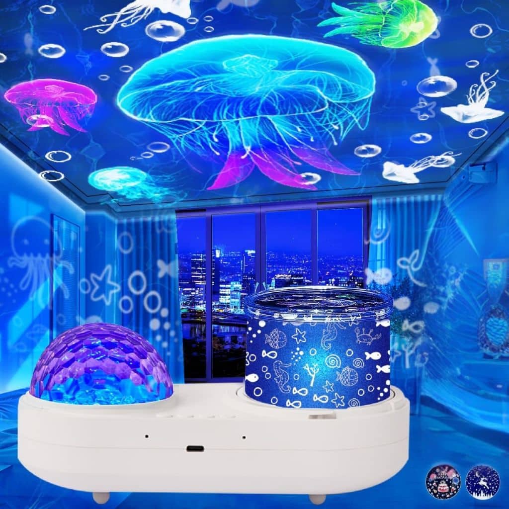 Projecteur de ciel étoilé pour enfants 2en1 - جهاز عرض ضوء ليلي بتصميم سماء النجوم للاطفال - Décoration - صورة 5