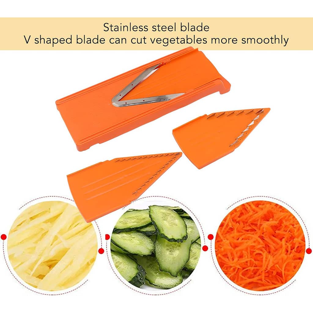 Trancheuse Mandoline Multifonctionnelle  – آلة تقطيع الخضر متعددة الوظائف - Cuisine - صورة 4