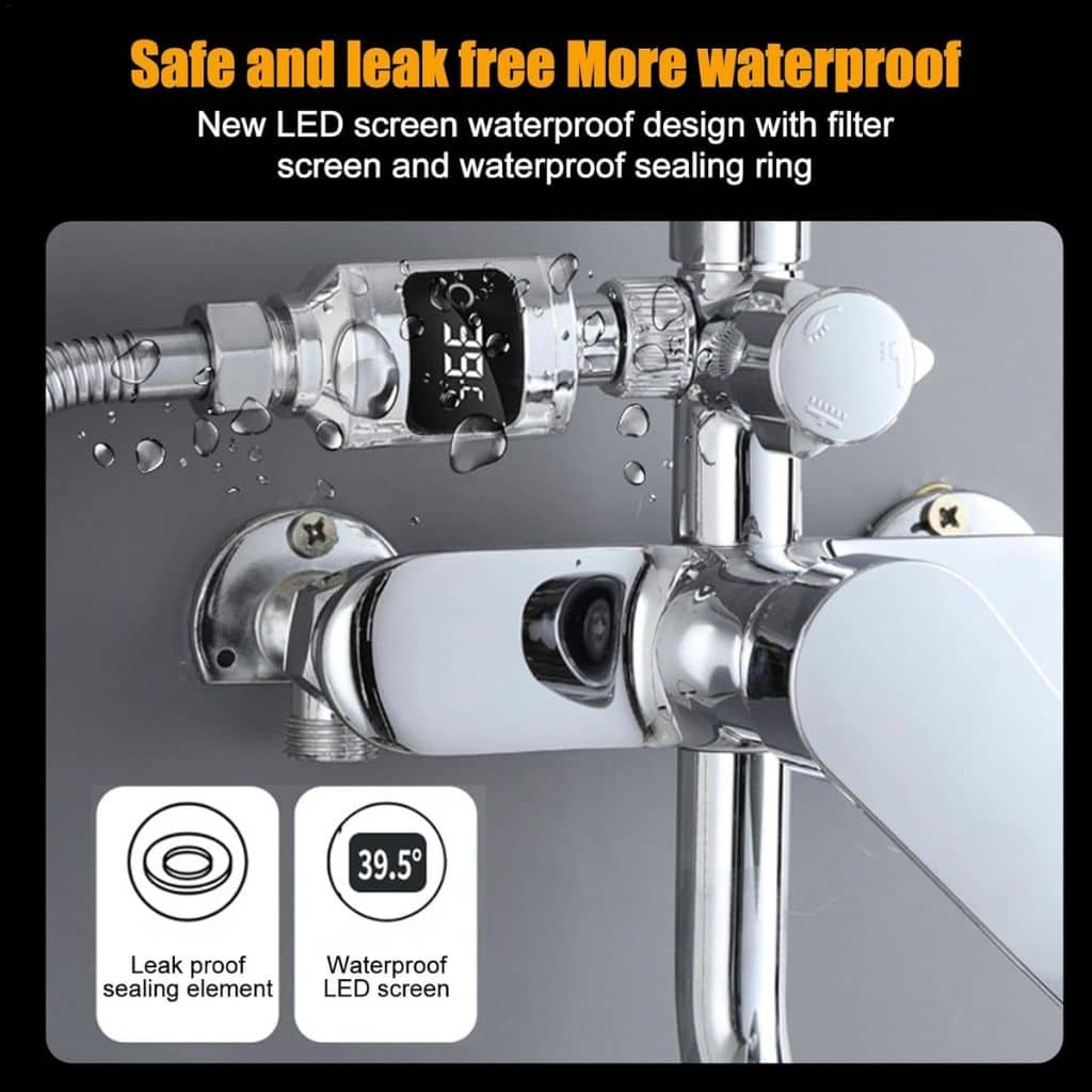 Moniteur de Température de l'Eau Numérique avec Affichage LED – مقياس درجة الحرارة للماء بشاشة رقمية - Maison - صورة 5