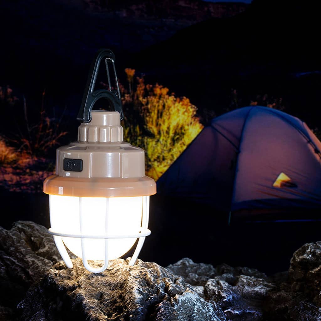Lanterne Portable Rotative à 360° – فانوس محمول دوار - Camping et Randonnée - صورة 3