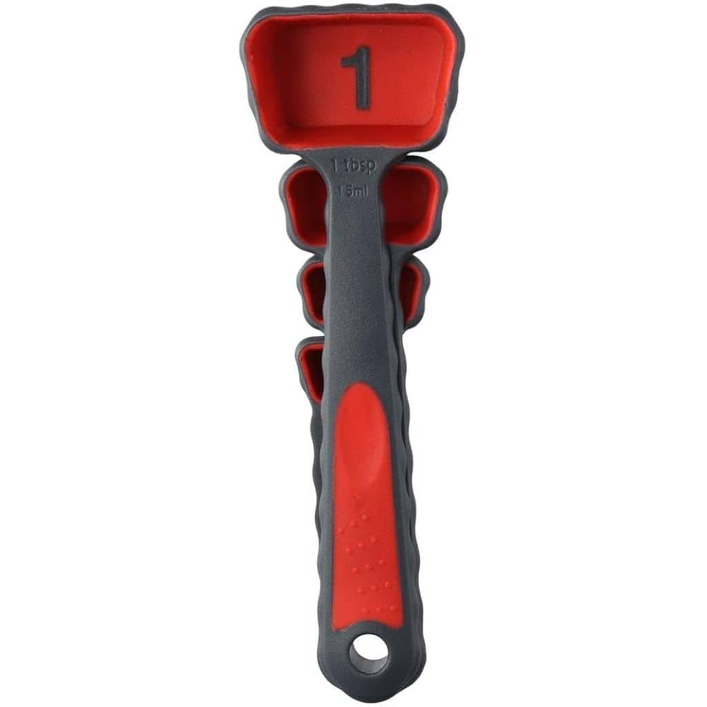 Ouvre-boîte Multifonction 4 en 1 et Cuillères à Mesurer Pliables en Silicone -  فتاحة العلب متعددة الوظائف و ملاعق قياس قابلة للطي - Cuisine - صورة 5