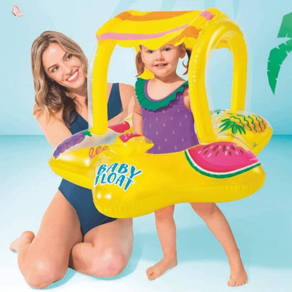 Intex Bouee enfant Avec un auvent intégré pour se protéger des rayons du soleil  56573NP - Jouet & Gaming - صورة 2
