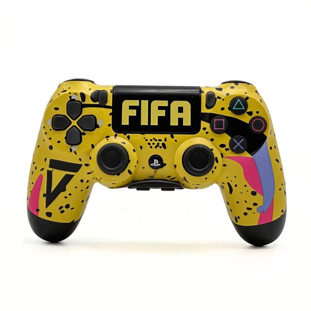 SONY DualShock Manette PS4 Sans Fil, Batterie Rechargeable (High Copy) – Limited Edition FIFA - Jouet & Gaming - صورة 2