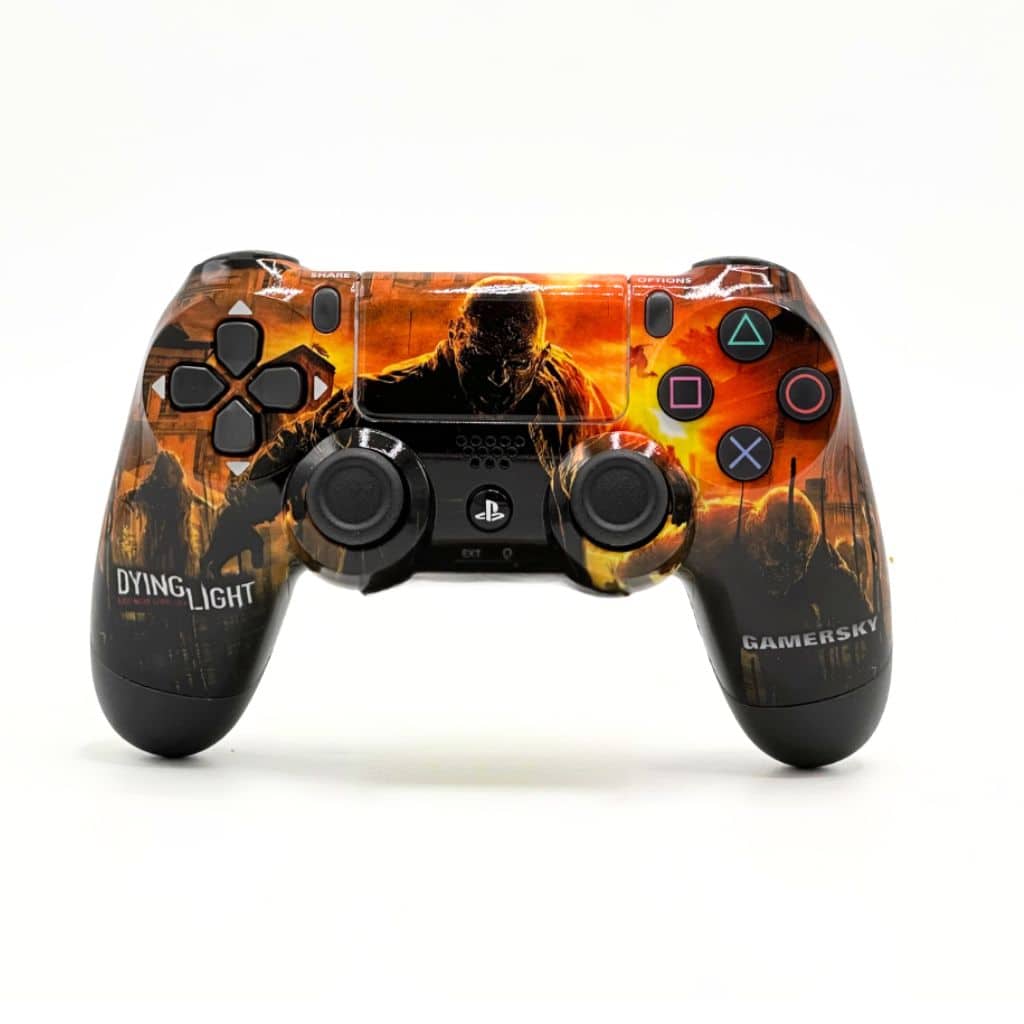 SONY DualShock Manette PS4 Sans Fil, Batterie Rechargeable (High Copy) – Edition Dying Light - Jouet & Gaming - صورة 2