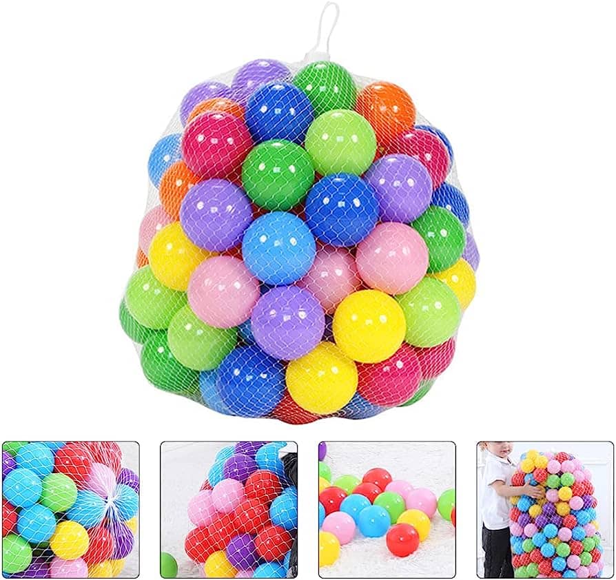 Sac de 50 balles De Jeux multicolore avec Diamètre 75 Mm - Jouet & Gaming - صورة 5