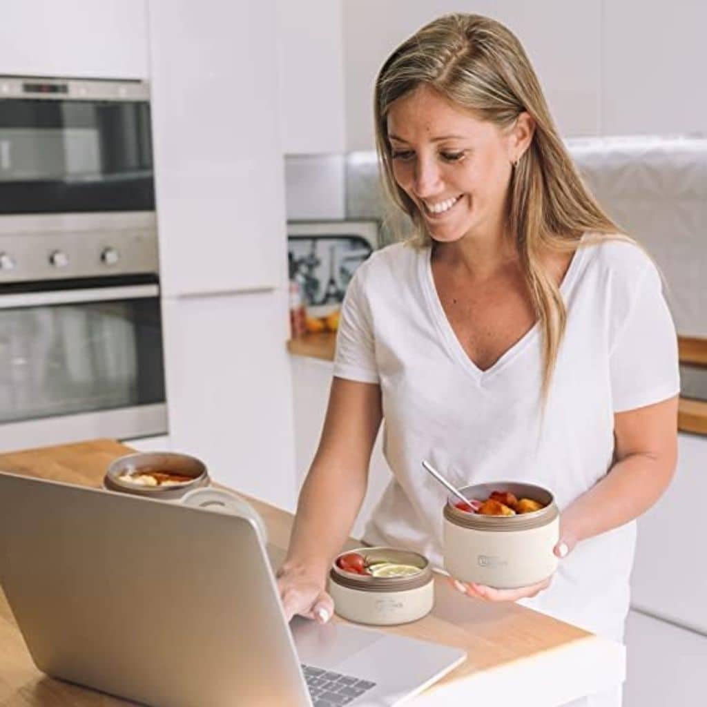 Boîte à Lunch Isotherme Micro-ondable – حافظة طعام حرارية قابلة للاستخدام في الميكروويف - Cuisine - صورة 7