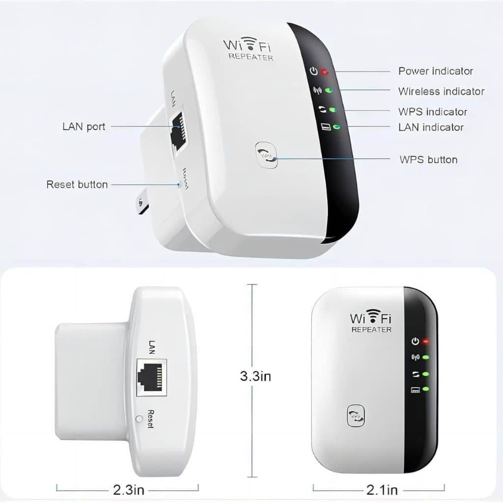 Amplificateur de Signal WiFi 300 Mbps – مقوي إشارة الواي فاي - Électronique - صورة 3