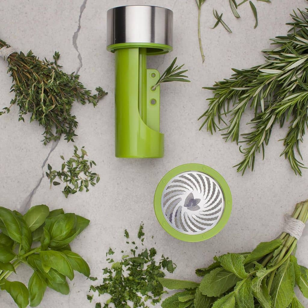Moulin à Herbes Microplane en Acier Inoxydable 3en1 – مطحنة أعشاب - Cuisine - صورة 5