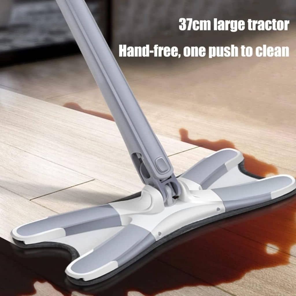 Serpillière Papillon Rotative en Microfibre Type X – ممسحة دوارة من الألياف الدقيقة - Maison - صورة 2
