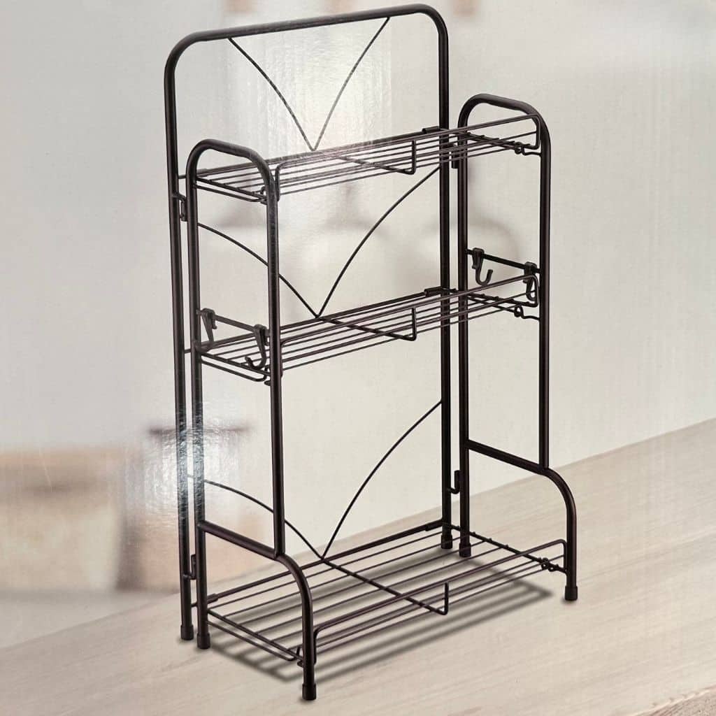 Étagère de Rangement à 3 Niveaux 59x19x35cm – وحدة رفوف تخزين بثلاث طبقات - Cuisine - صورة 5