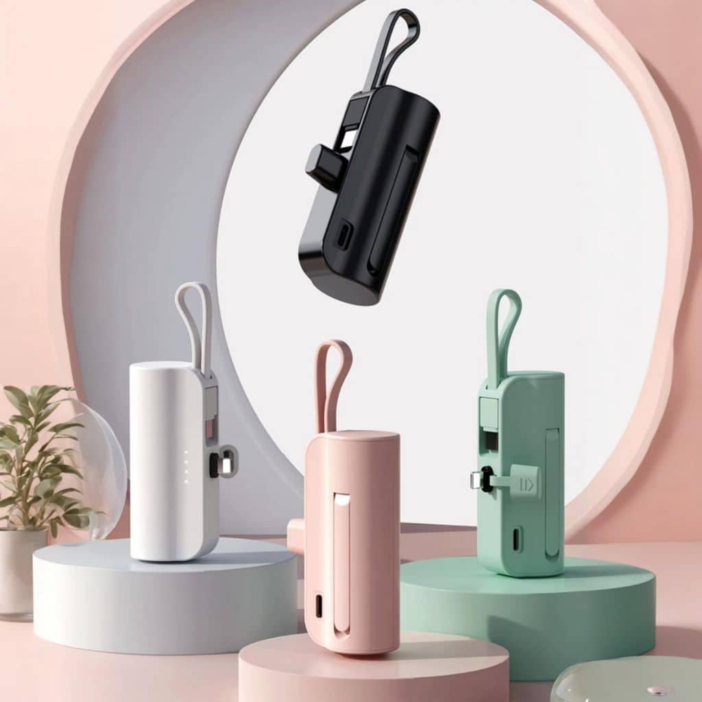 PowerBank 5000mAh et Support Telephone 2en1 – باور بانك - Électronique - صورة 2