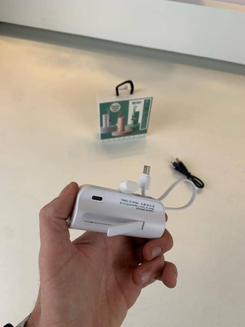 PowerBank 5000mAh et Support Telephone 2en1 – باور بانك - Électronique - صورة 10