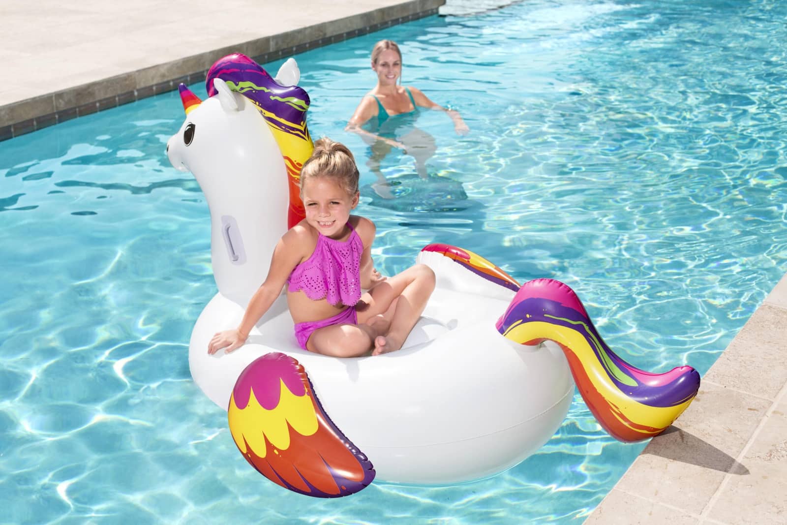 Bouée Gonflable Motif Licorne Pour Enfants 150 x 117 cm Bestway 41114 - Jouet & Gaming - صورة 2