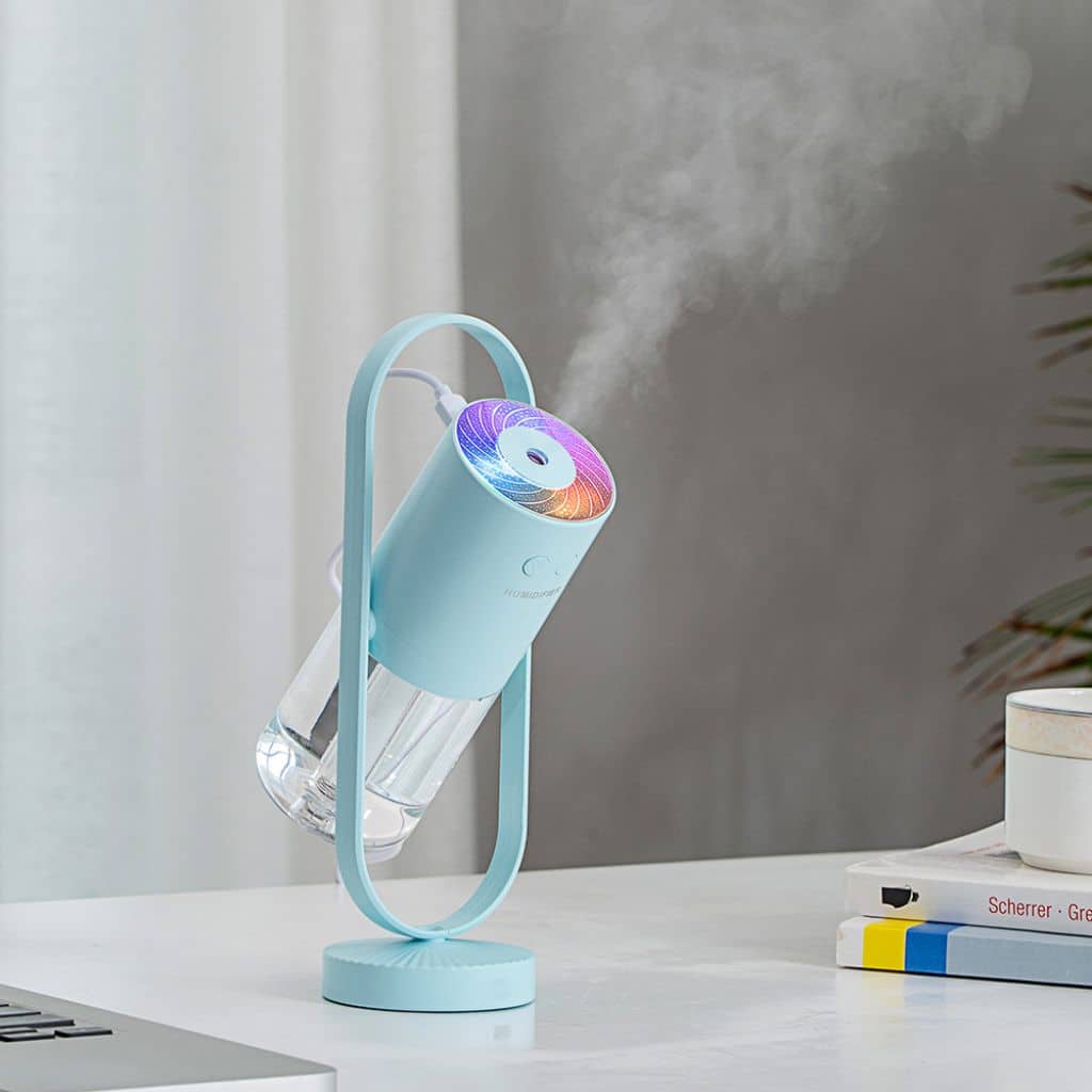 Humidificateur Lumière RGB 360° Rotation – مرطب هواء - Décoration - صورة 7