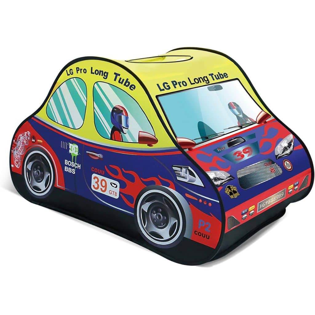 Tente de Jeu Voiture de Course Pop-Up pour Enfants – خيمة لعب سيارة سباق للأطفال مع 50 كرة بلاستيكية - Jouet & Gaming - صورة 6