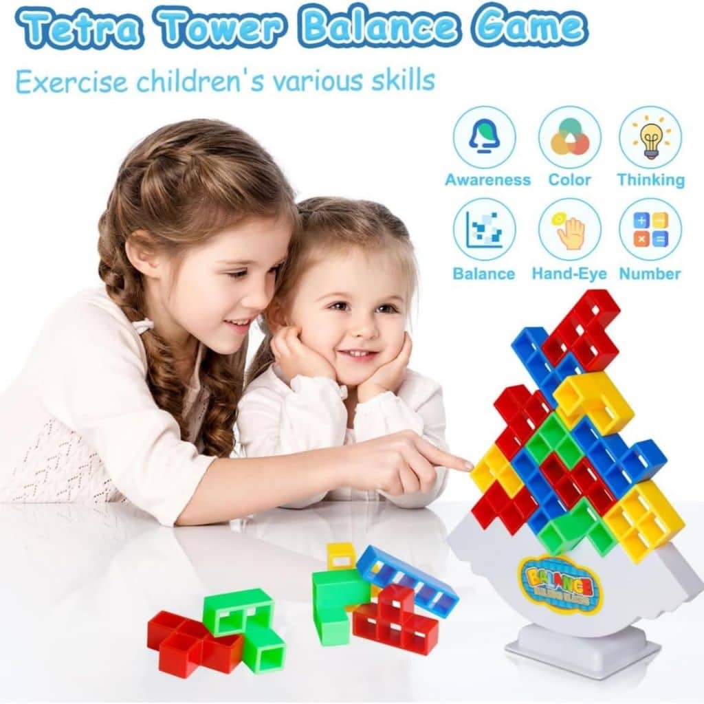 Jeu d'Équilibre Tetra Tower Balance Building Blocks – لعبة توازن  - Jouet & Gaming - صورة 7