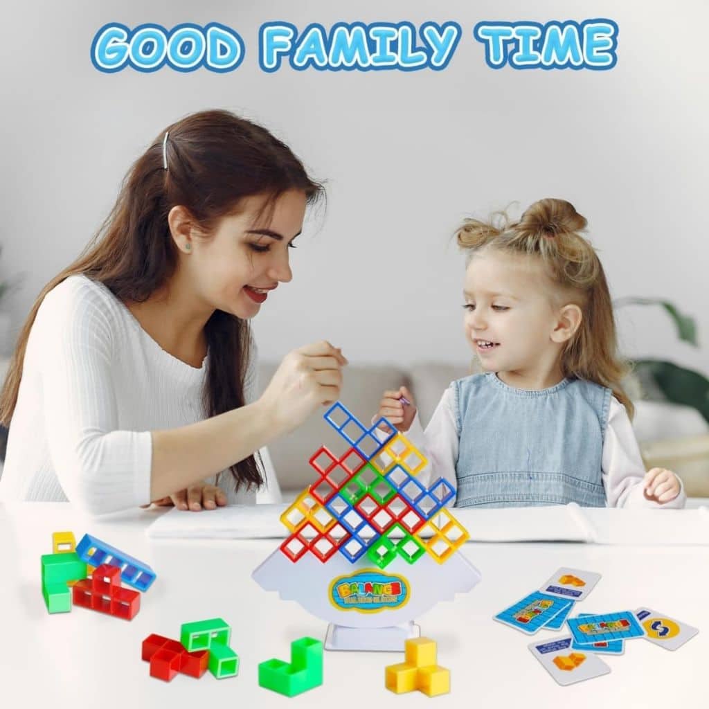 Jeu d'Équilibre Tetra Tower Balance Building Blocks – لعبة توازن  - Jouet & Gaming - صورة 8