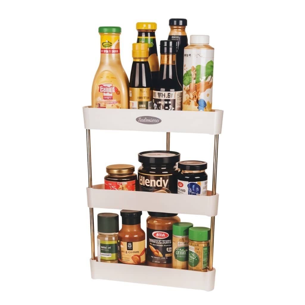 Étagère d'Angle de Rangement Multifonctionnelle 3 Tier – رف زاوية للتخزين متعدد الوظائف - Cuisine - صورة 4
