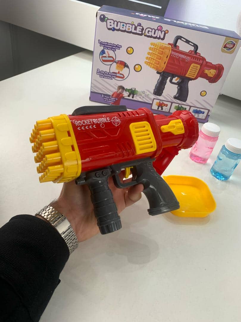 Pistolet à Bulles Automatique pour Enfants – مسدس الفقاعات الأوتوماتيكي للأطفال - Jouet & Gaming - صورة 7
