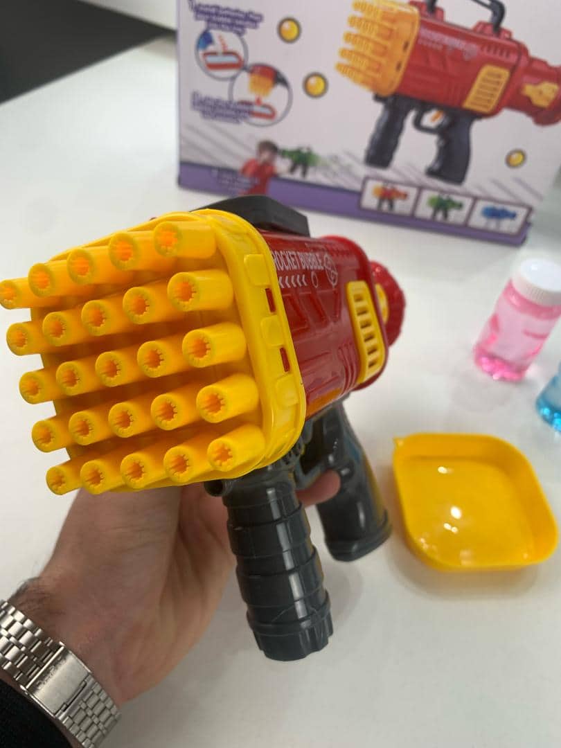 Pistolet à Bulles Automatique pour Enfants – مسدس الفقاعات الأوتوماتيكي للأطفال - Jouet & Gaming - صورة 8