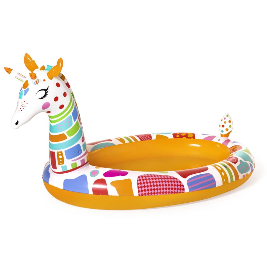 Piscine Rond Gonflable Giraffe Pour Enfants Avec Arroseur 266x157x127cm Bestway 53089 - Jouet & Gaming - صورة 5