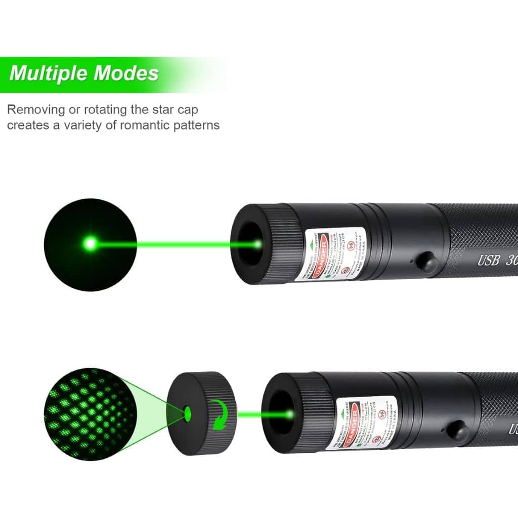 Pointeur Laser Puissant Multifonctions 2000 Mètres - مصباح ليزر قوي للمسافات الطويلة متعدد الوظائف - Électronique - صورة 2