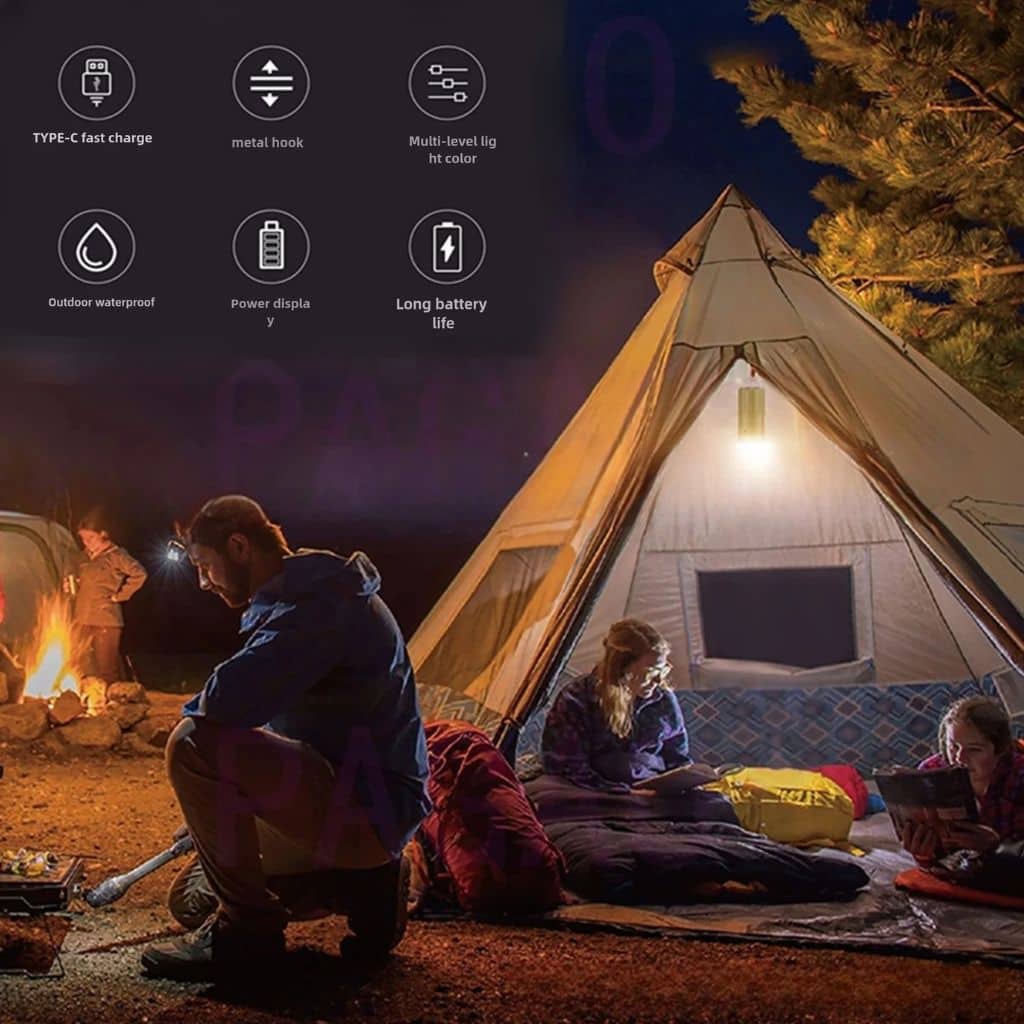 Guirlande Lumineuse LED Rechargeable 4en1 Étanche IPX4 - سلسلة أضواء قابلة لإعادة الشحن - Électronique - صورة 6