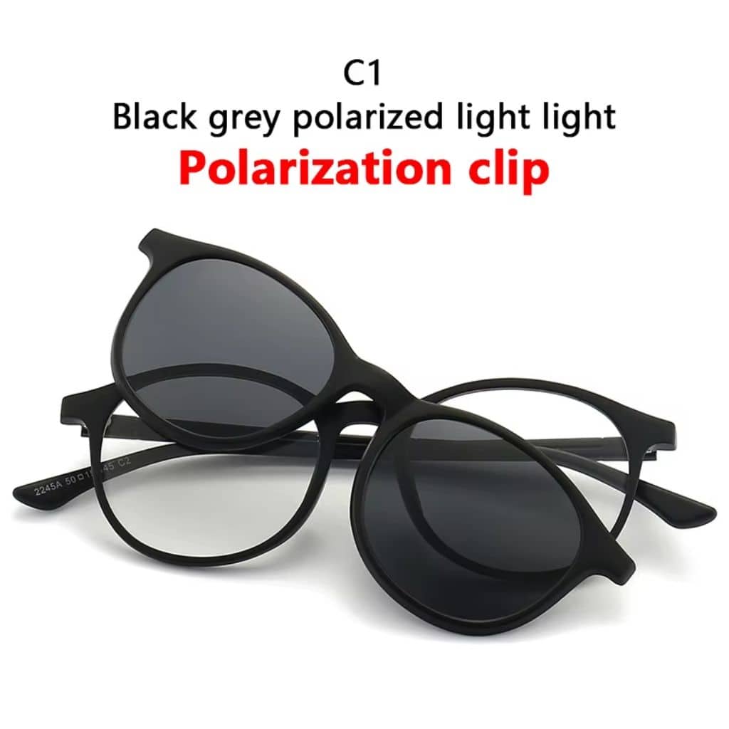 Lunette 6 En 1 2231A Optique / Soleil / Nuit - نظارات شمسية مغناطيسية - Accessoires - صورة 7