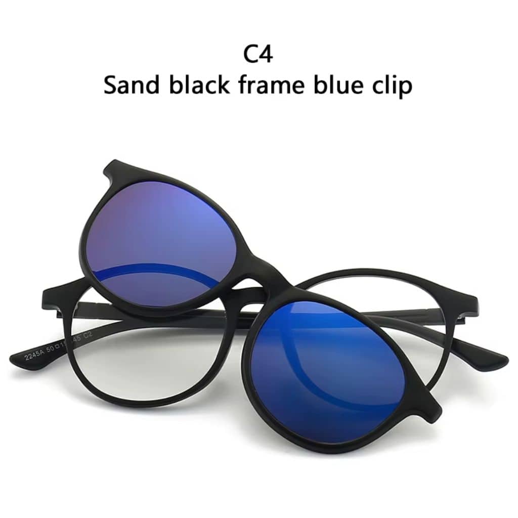 Lunette 6 En 1 2231A Optique / Soleil / Nuit - نظارات شمسية مغناطيسية - Accessoires - صورة 9