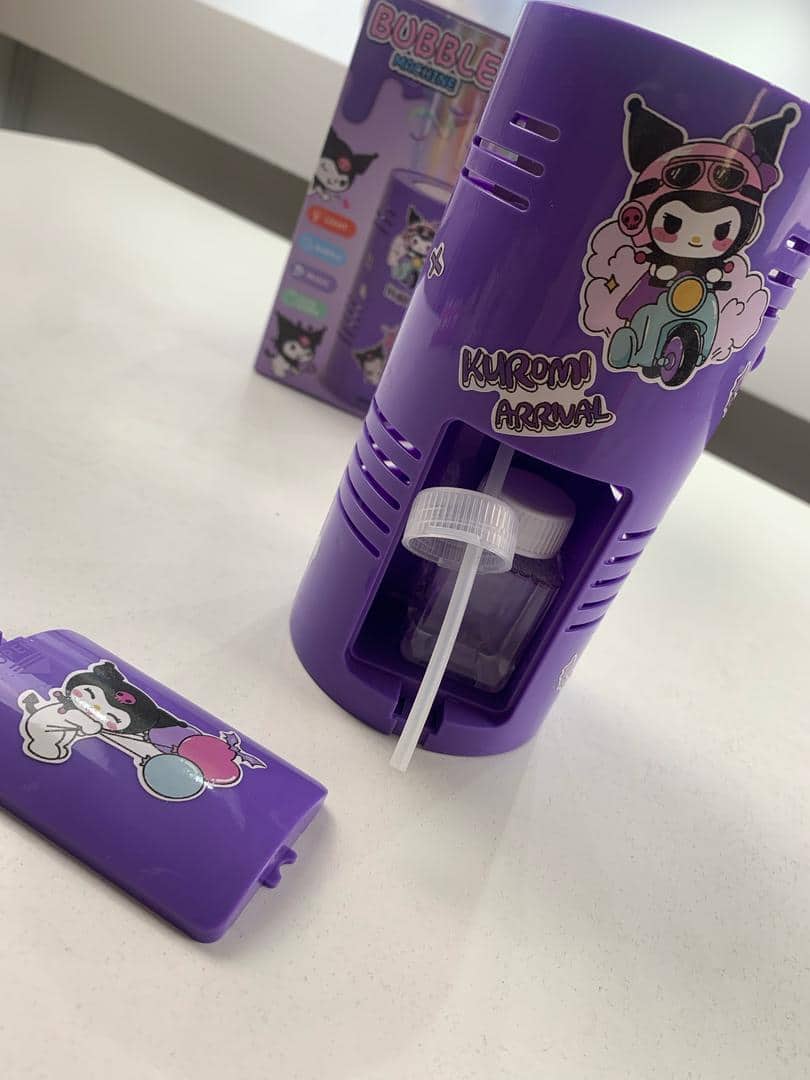 Machine à Bulles Kuromi – Générateur de Bulles Magique - Jouet & Gaming - صورة 6