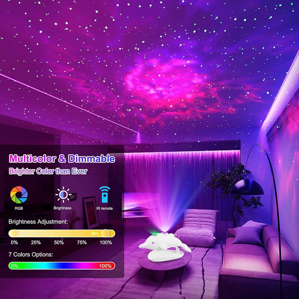Projecteur de Lumière Etoilée Galaxie avec Télécommande – جهاز عرض النجوم - Électronique - صورة 2