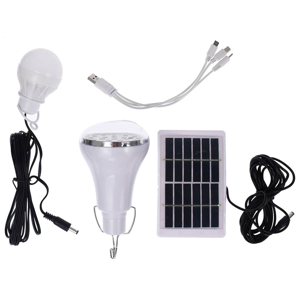 Lampe de Camping LED avec Panneau Solaire 10 W – مصباح تخييم يعمل بالطاقة الشمسية - Camping et Randonnée - صورة 2