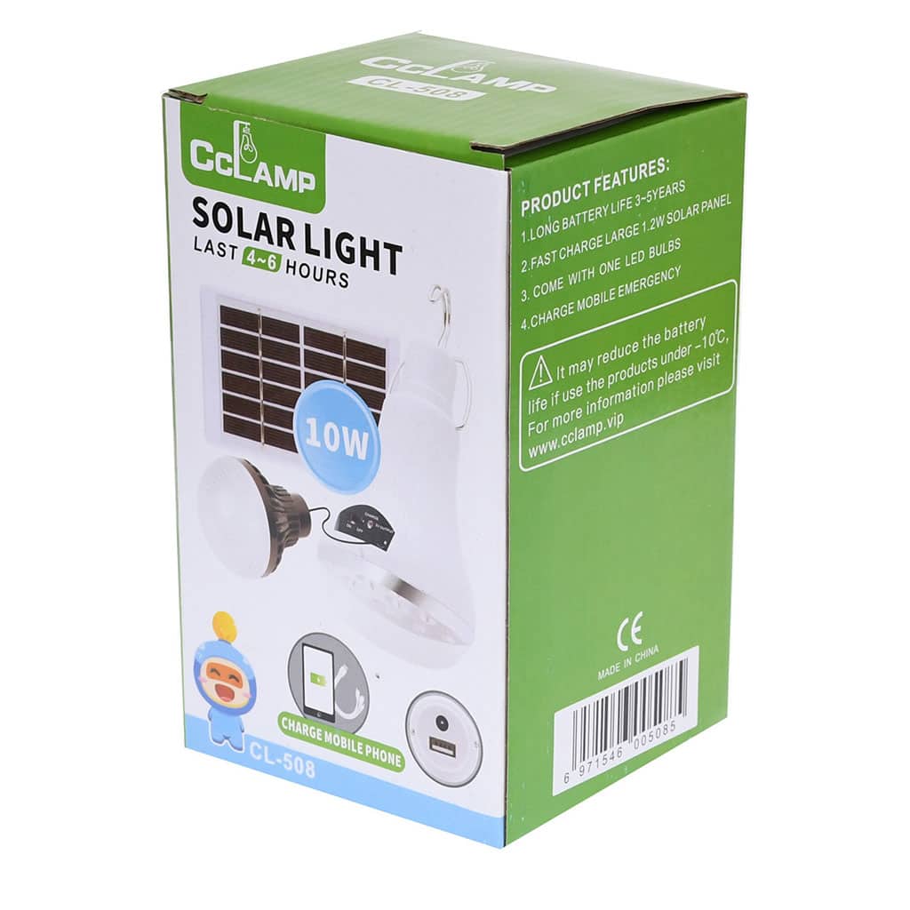 Lampe de Camping LED avec Panneau Solaire 10 W – مصباح تخييم يعمل بالطاقة الشمسية - Camping et Randonnée - صورة 5