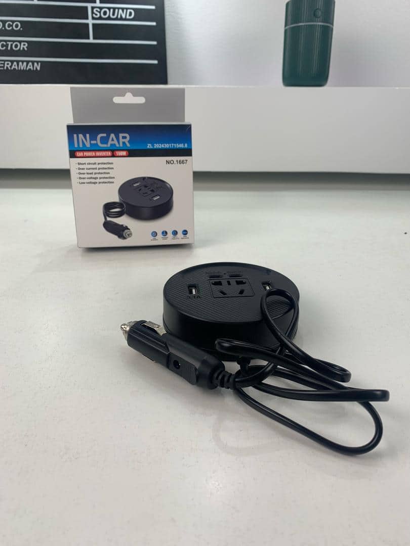 Olesson Convertisseur de courant pour voiture 150W – جهاز شحن في السيارة - Accessoires Auto/Moto - صورة 6