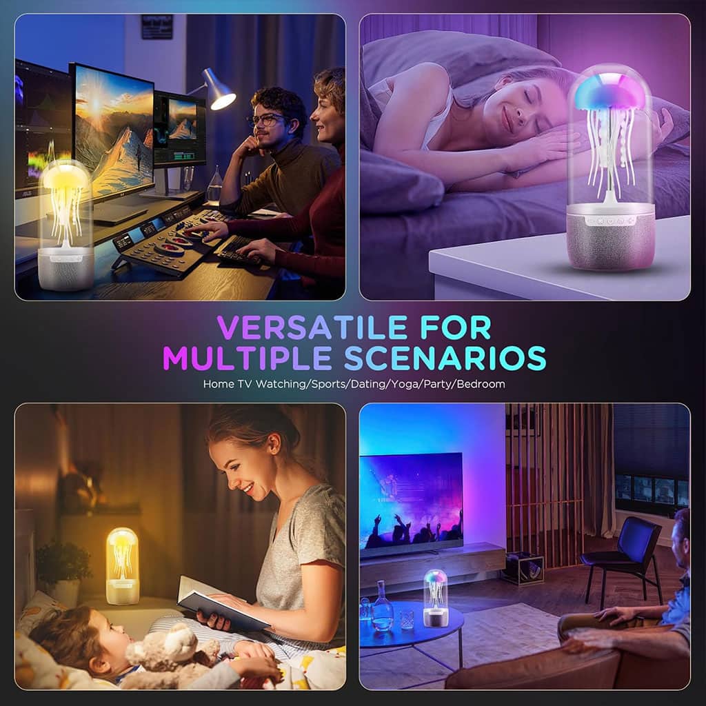 Lampe Méduse Atmosphérique avec Haut-Parleur – مصباح على شكل قنديل البحر - Électronique - صورة 5