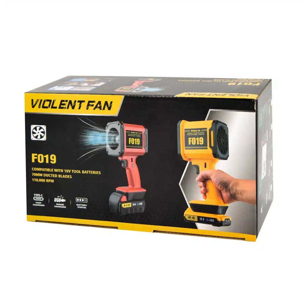 Violent Fan Souffleur Ultra Puissant F019 – جهاز نسف الهواء جد قوي - Accessoires Auto/Moto - صورة 7