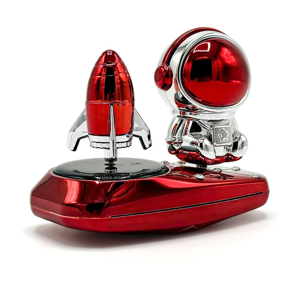 Parfum Voiture Solaire Décor Astronaute – موزع العطر في السيارة - Accessoires Auto/Moto - صورة 5