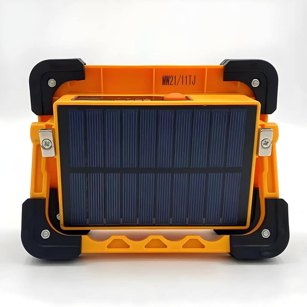 Projecteur LED Rechargeable 150W avec Panneau Solaire – مصباح تخييم عالي السطوع - Camping et Randonnée - صورة 4