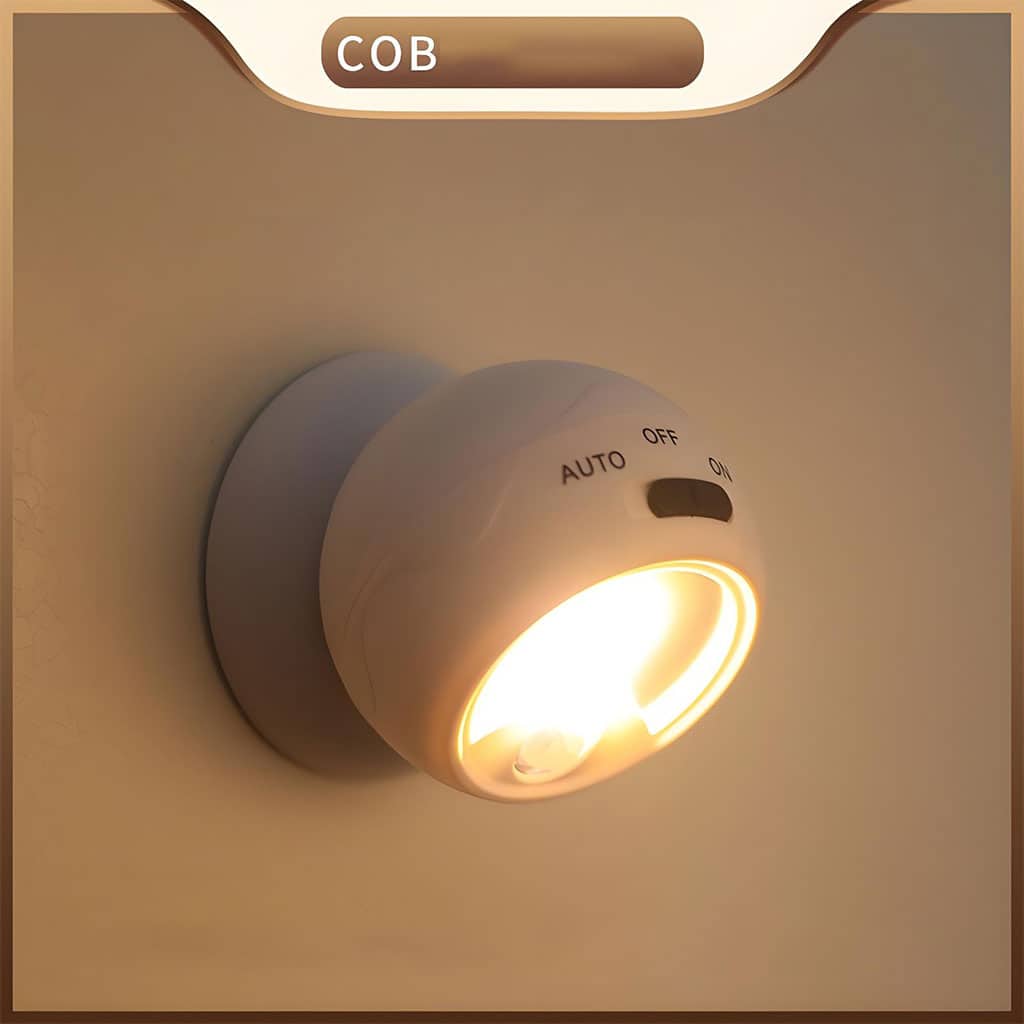 Pack 2 Lampe COB à détecteur de mouvement portable à 360 ° - Électronique - صورة 4