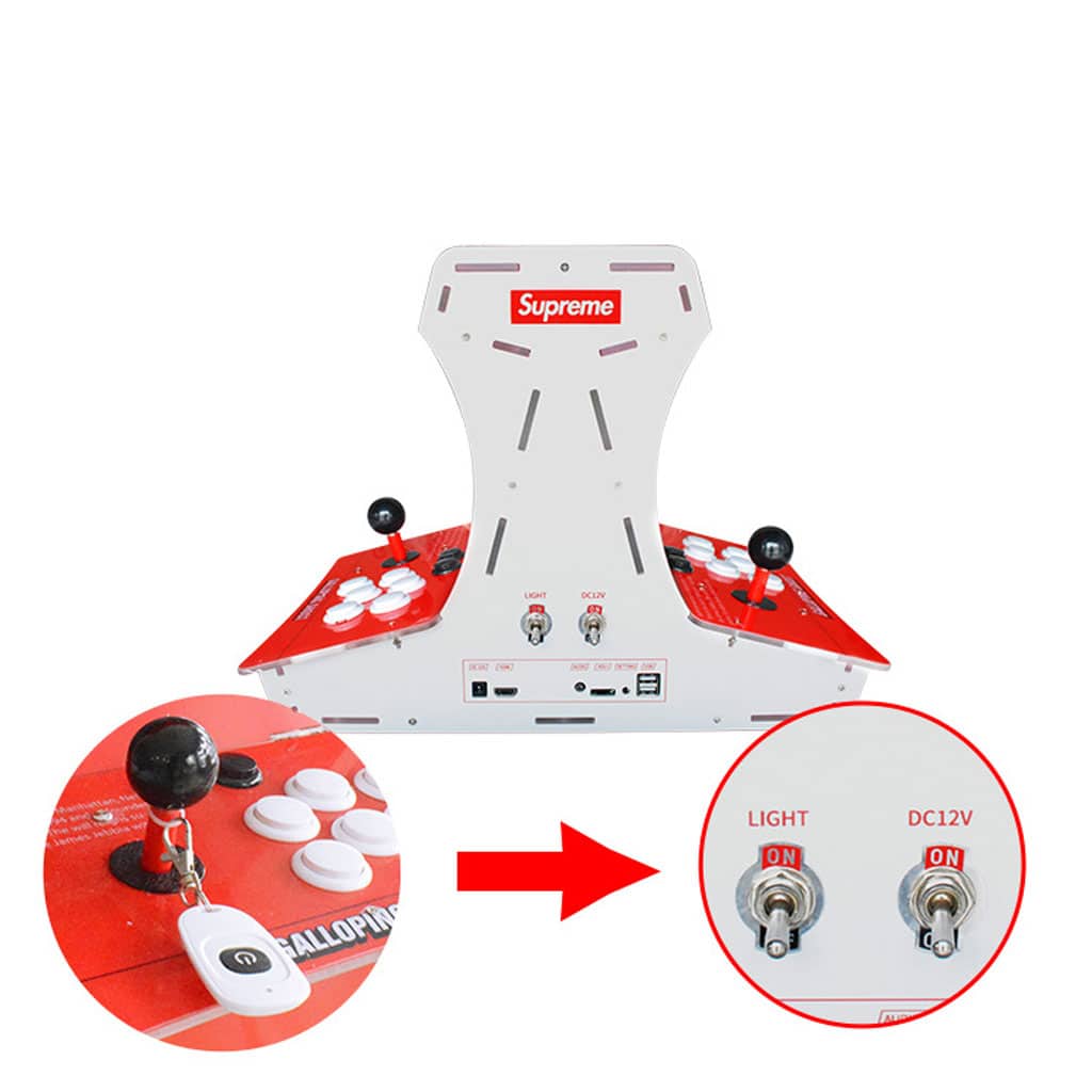 Supreme Console de jeux d’arcade 3D 2 Joueurs – جهاز ألعاب أطاري - Jouet & Gaming - صورة 4