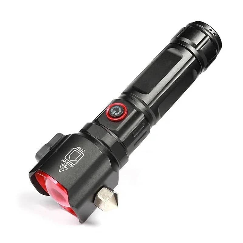 Lampe Torche Multifonctionnel LED Puissante Rechargeable par USB Avec PowerBank – طورش عالي السطوع - Camping et Randonnée - صورة 4