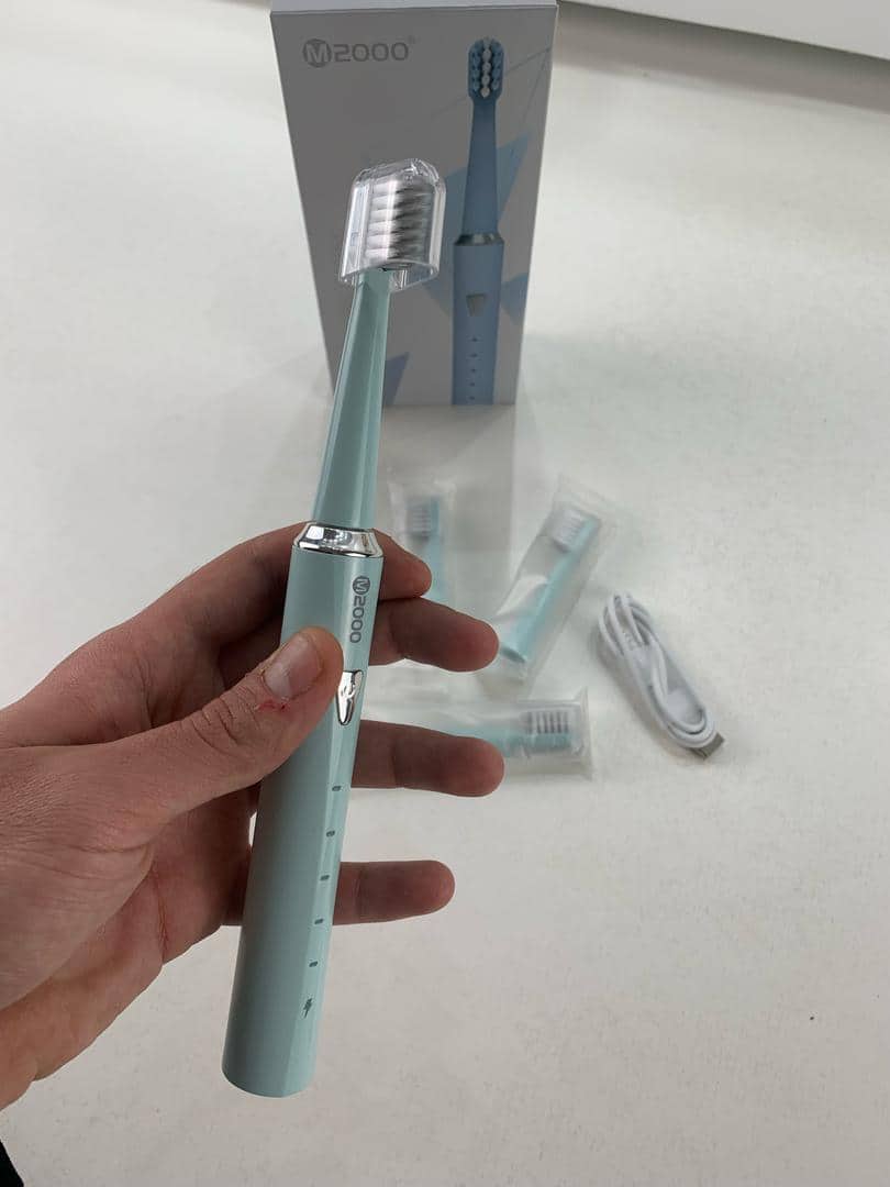 Brosse À Dents Électrique Sonique avec 4 Têtes et 5 Modes – فرشاة أسنان - Électronique - صورة 5